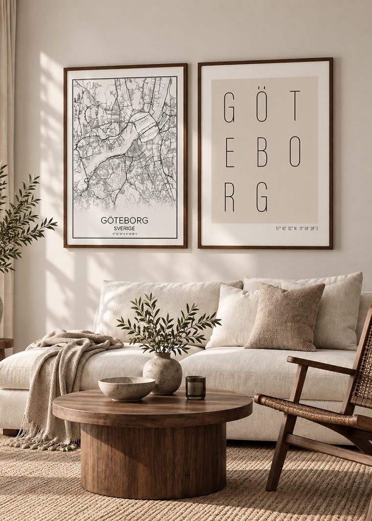 göteborg karta poster