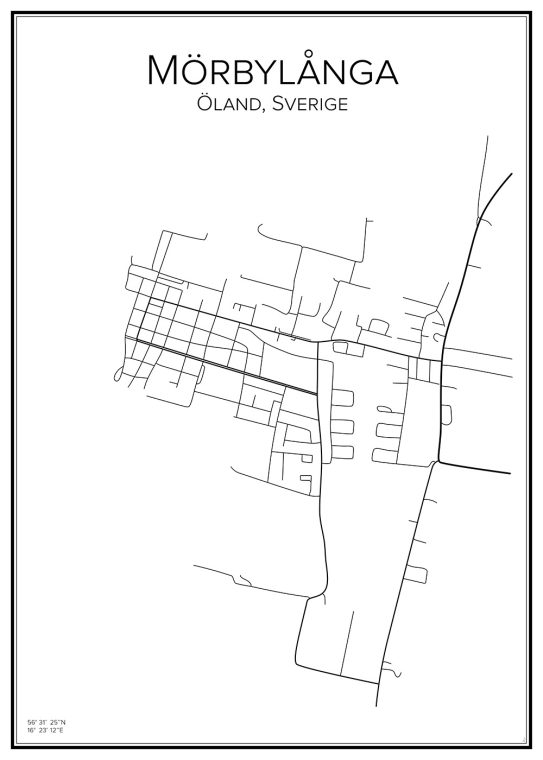 Stadskarta över Mörbylånga