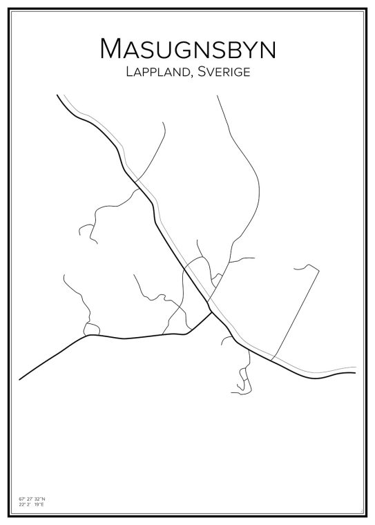 Stadskarta över Masugnsbyn