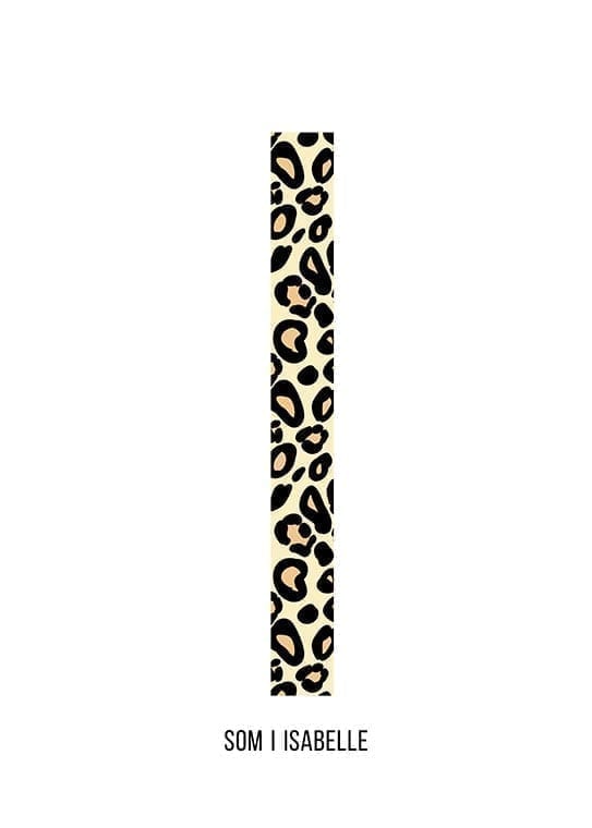 Bokstaven I leopard