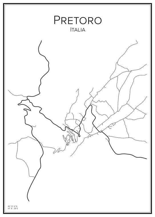 Stadskarta över Pretoro