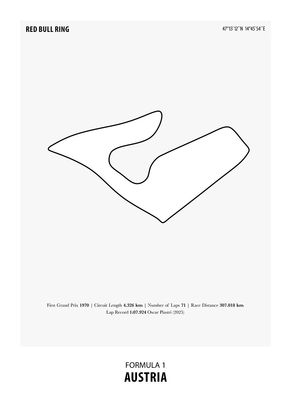 Red Bull Ring Poster