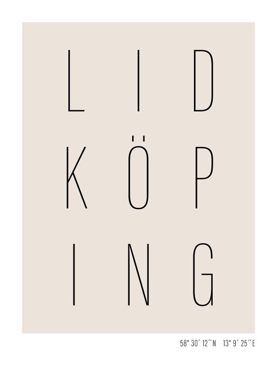 Poster Lidköping text