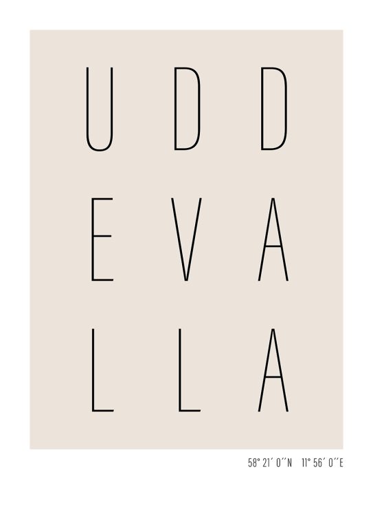 Poster Uddevalla text