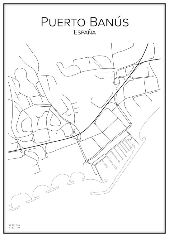 Karta över Puerto Banus