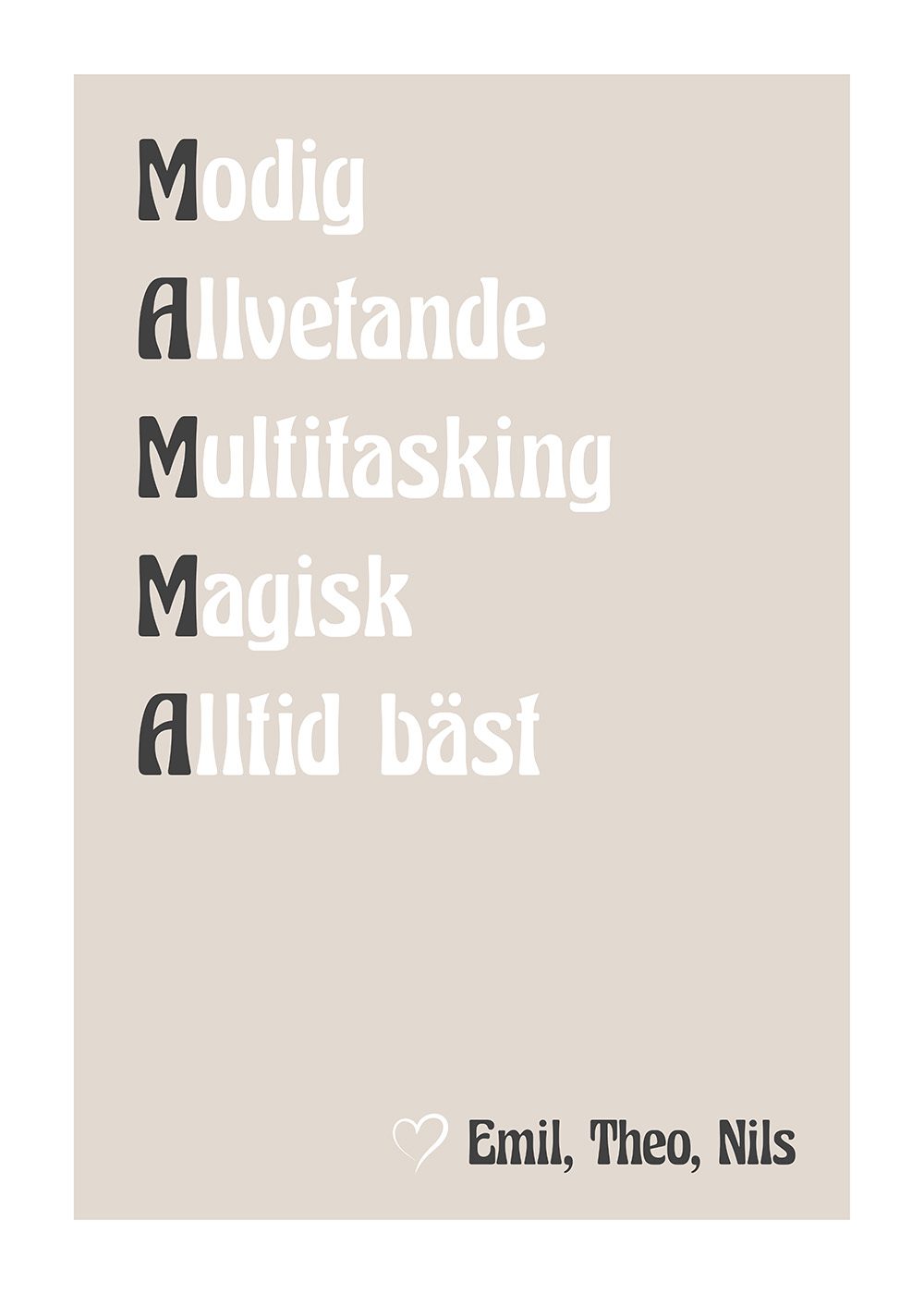 Mamma Poster
