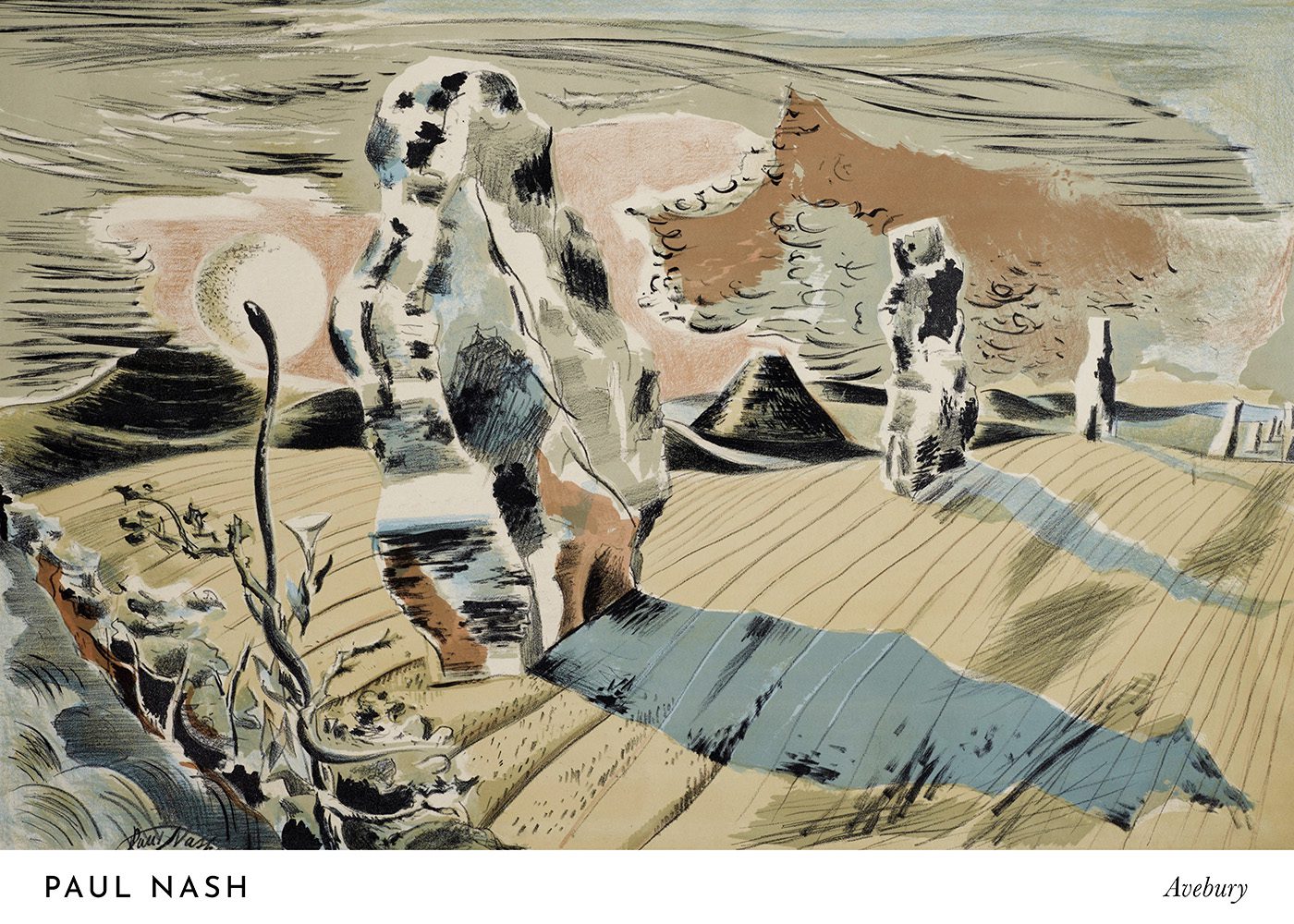 Paul Nash Avebury Poster