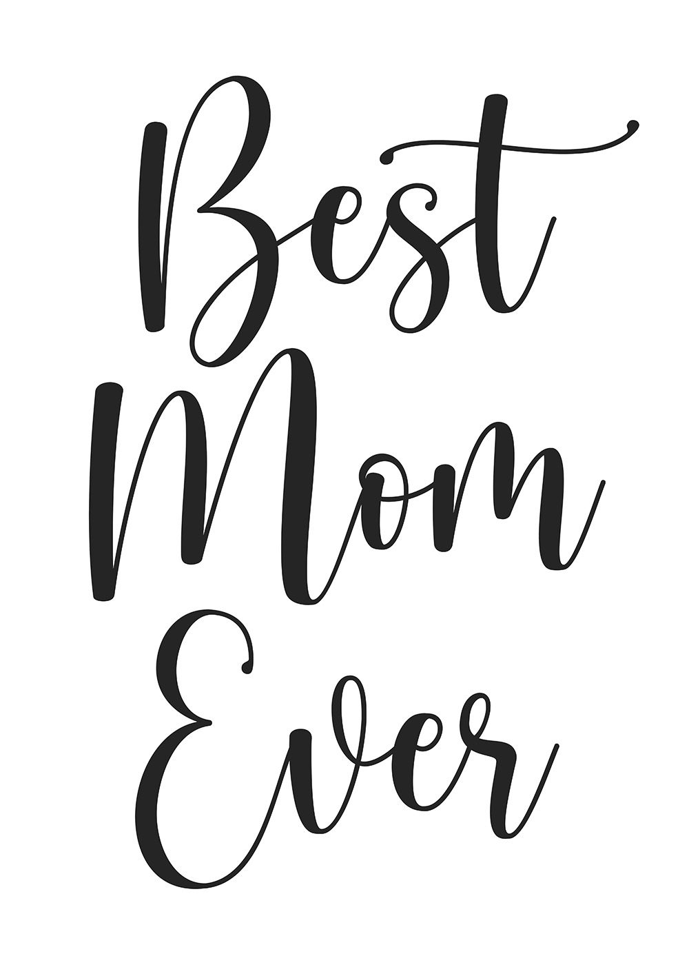 best mom ever poster