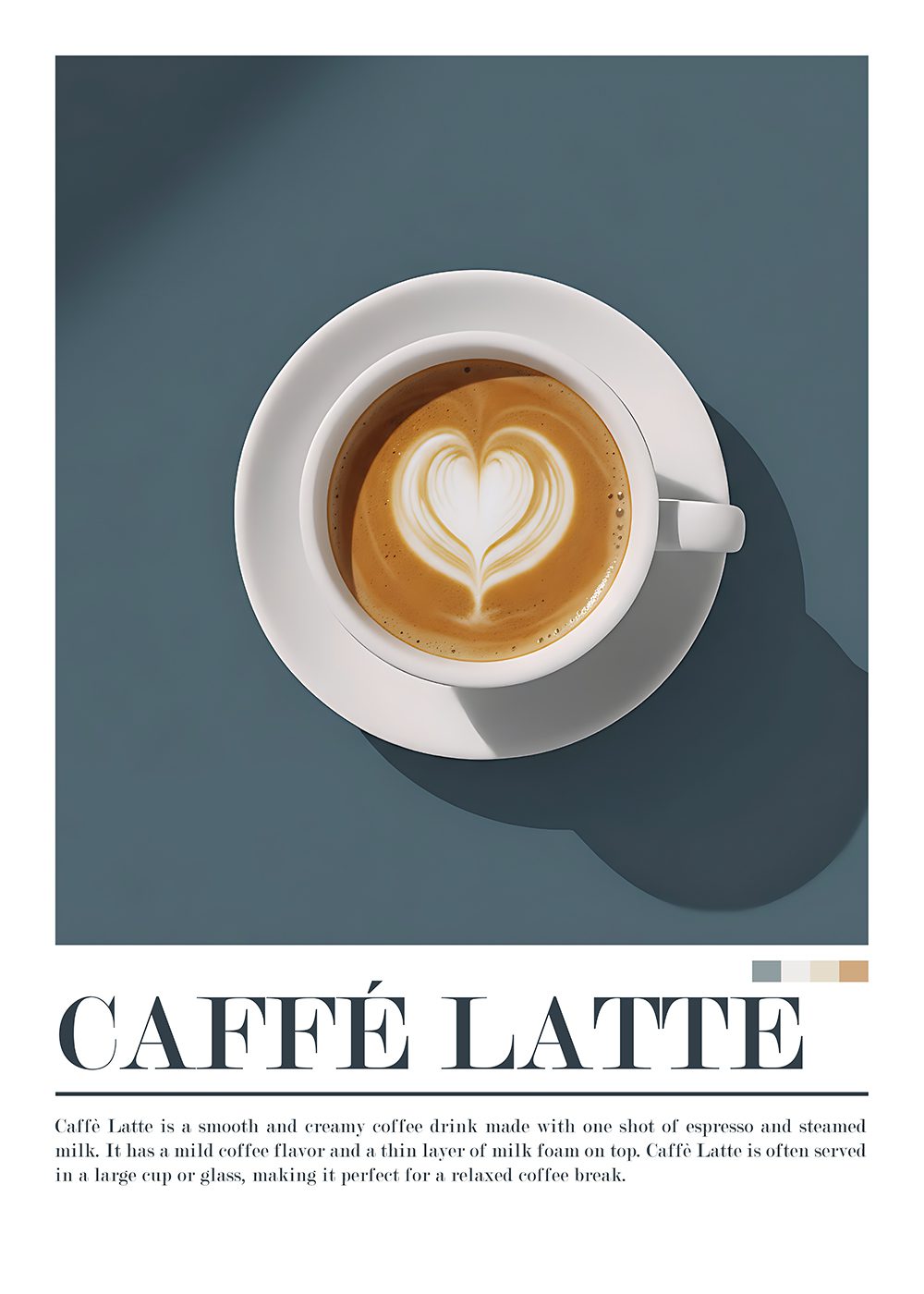 Caffé Latte Poster