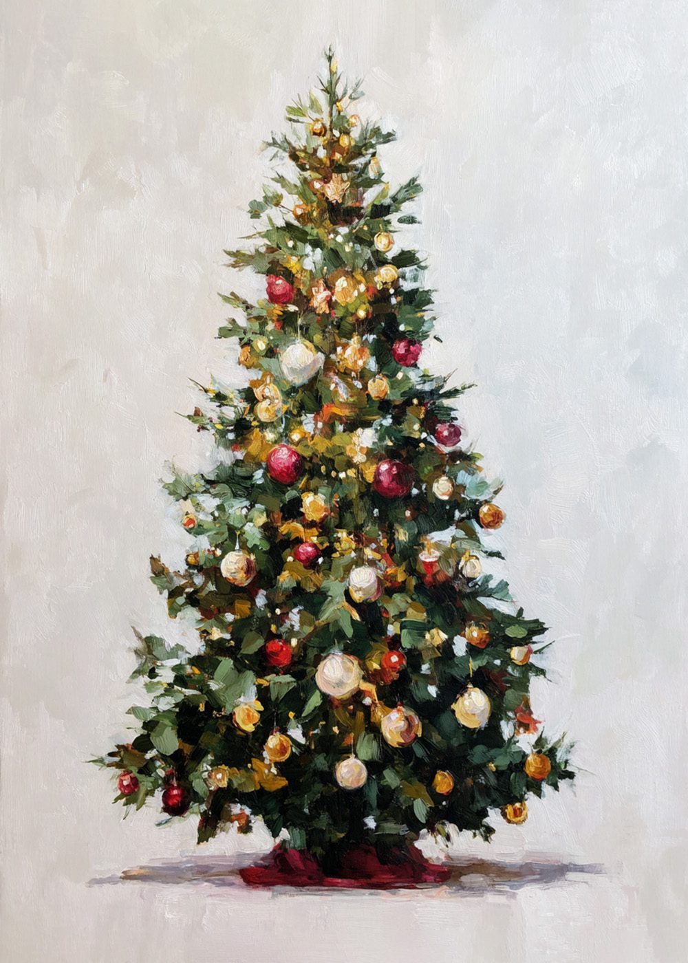 christmas tree poster julposter