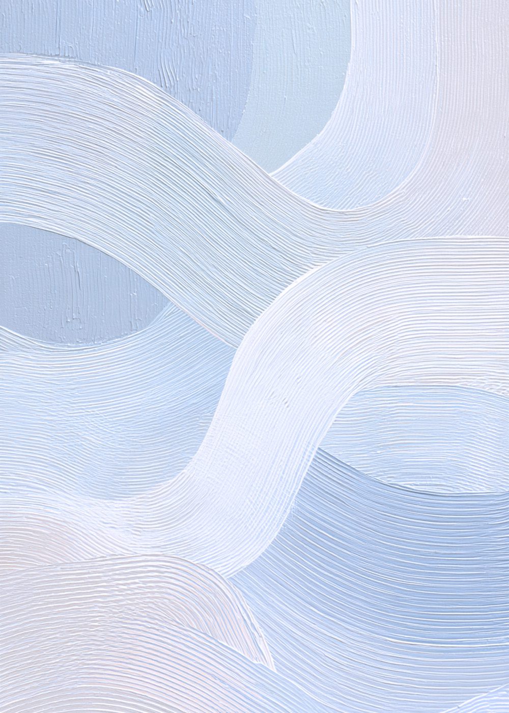 Calm Currents Minimalistisk poster