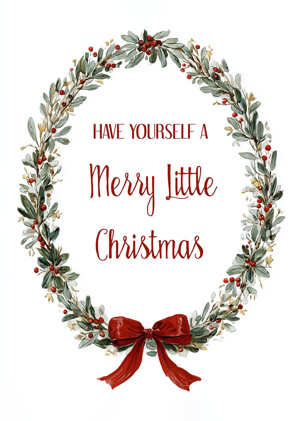Have Yourself a Merry Little Christmas Julposter