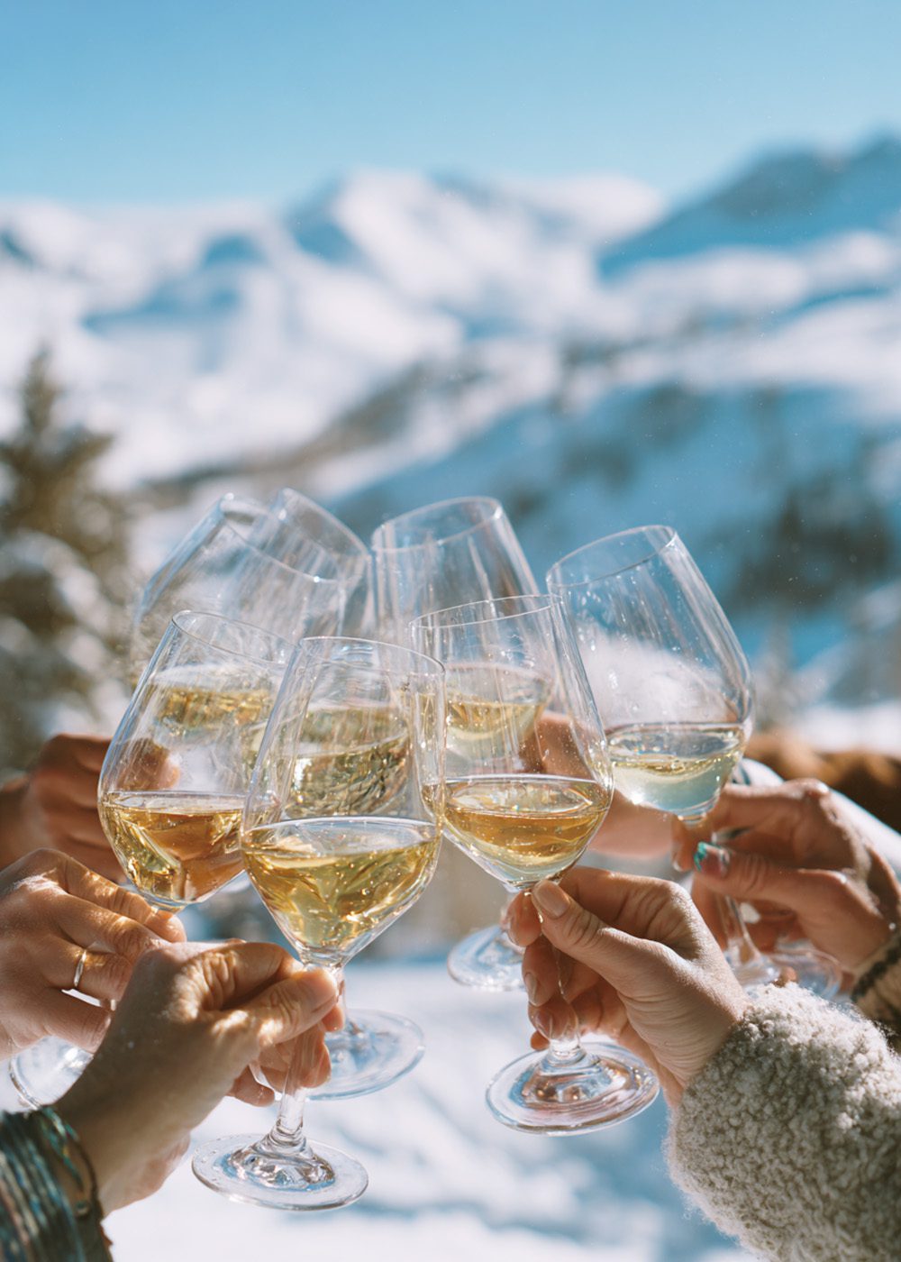 Snowy Cheers Vinterfest Poster Poster Vinterposter skidmotiv