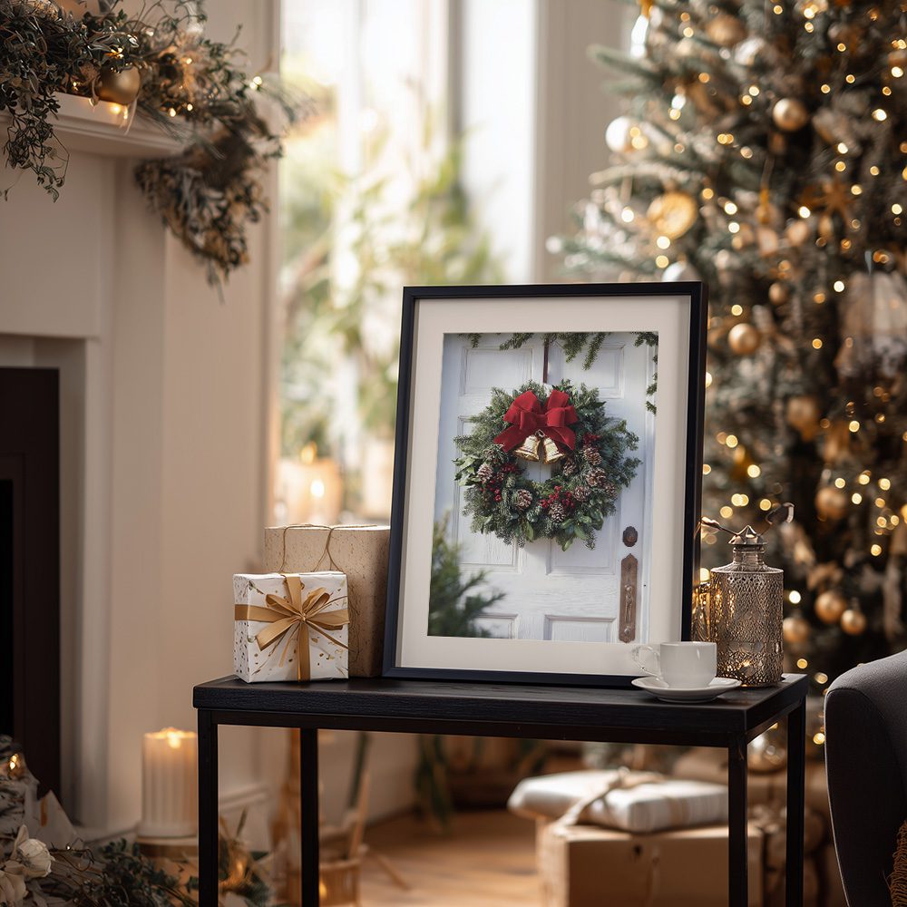 Traditionell Julkrans Poster