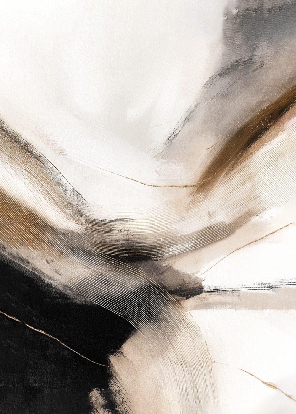 Abstrakt Malning Poster