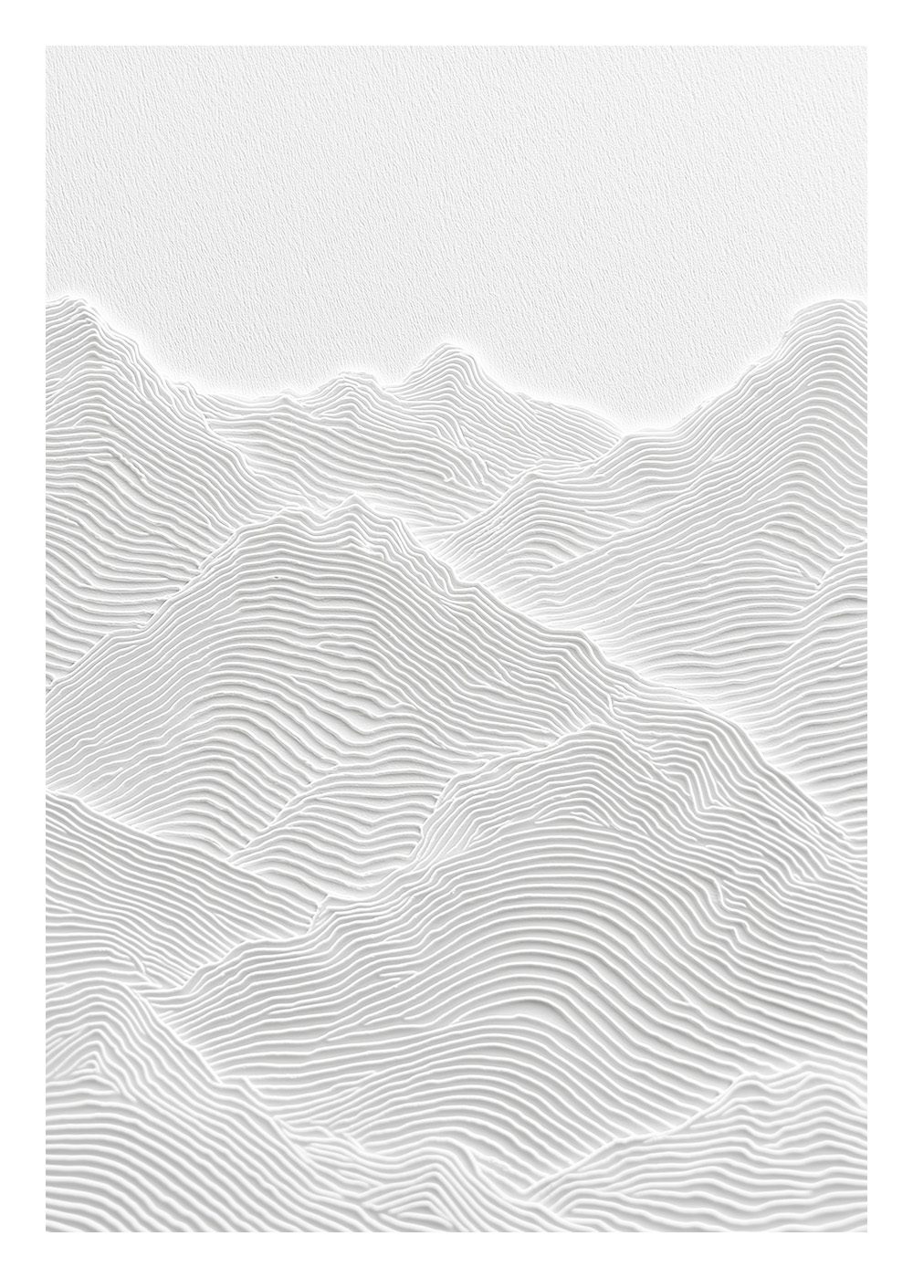 Abstrakta Berg Poster