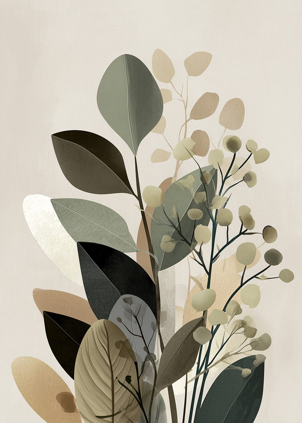 Botanisk Elegans Poster