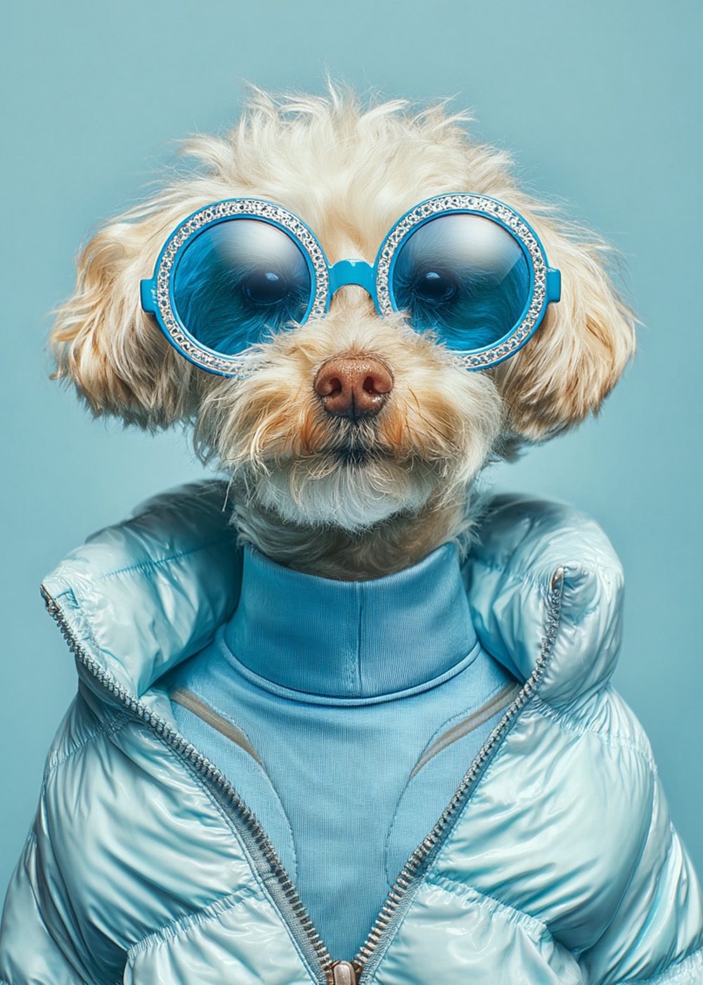 Cool Winter Pup Djurposter Hundposter