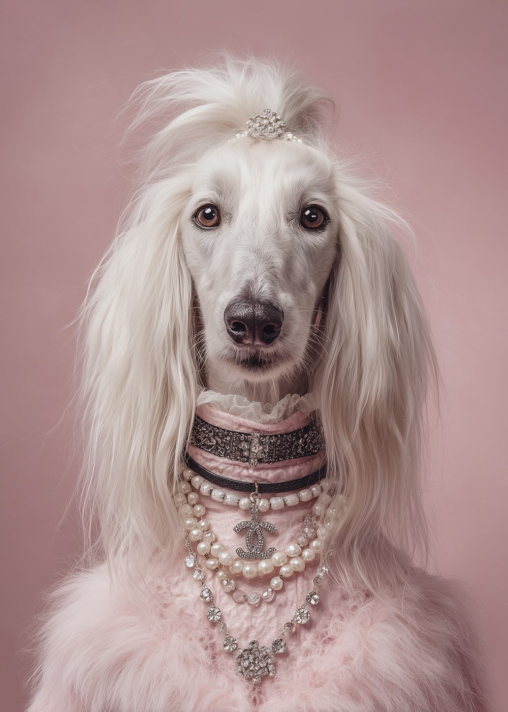 Elegant Afghan Hound Djurposter Hundposter