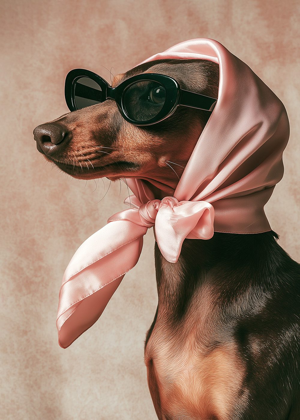 Italian Greyhound Chic Djurposter Hundposter