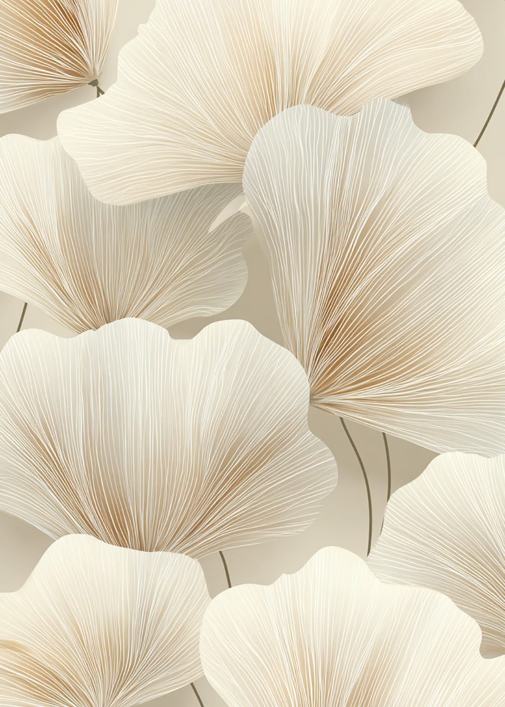 Mjuka Linjer Abstrakta Linjer Poster