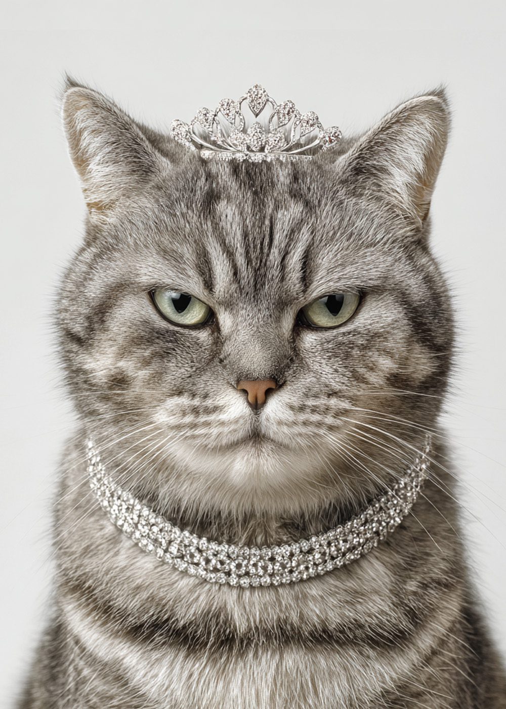 Royal Cat Portrait Kattposter Kattfotografi