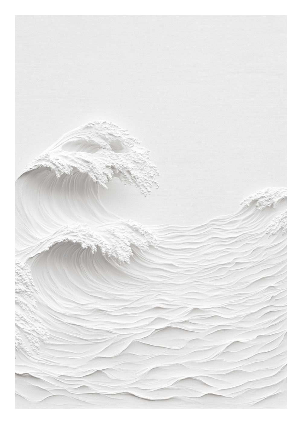 kraftfulla Vågor Poster