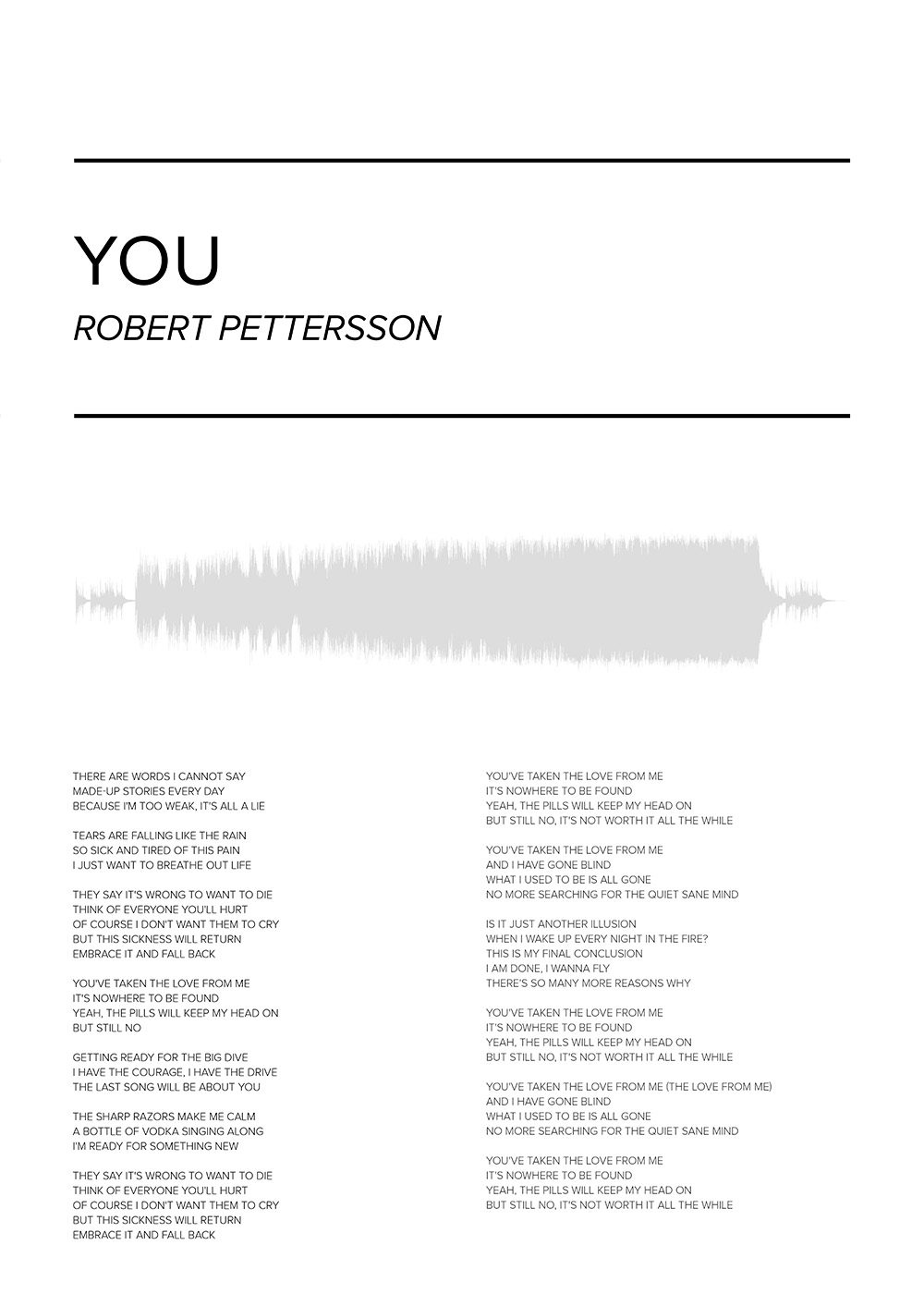Robert Pettersson - You Poster
