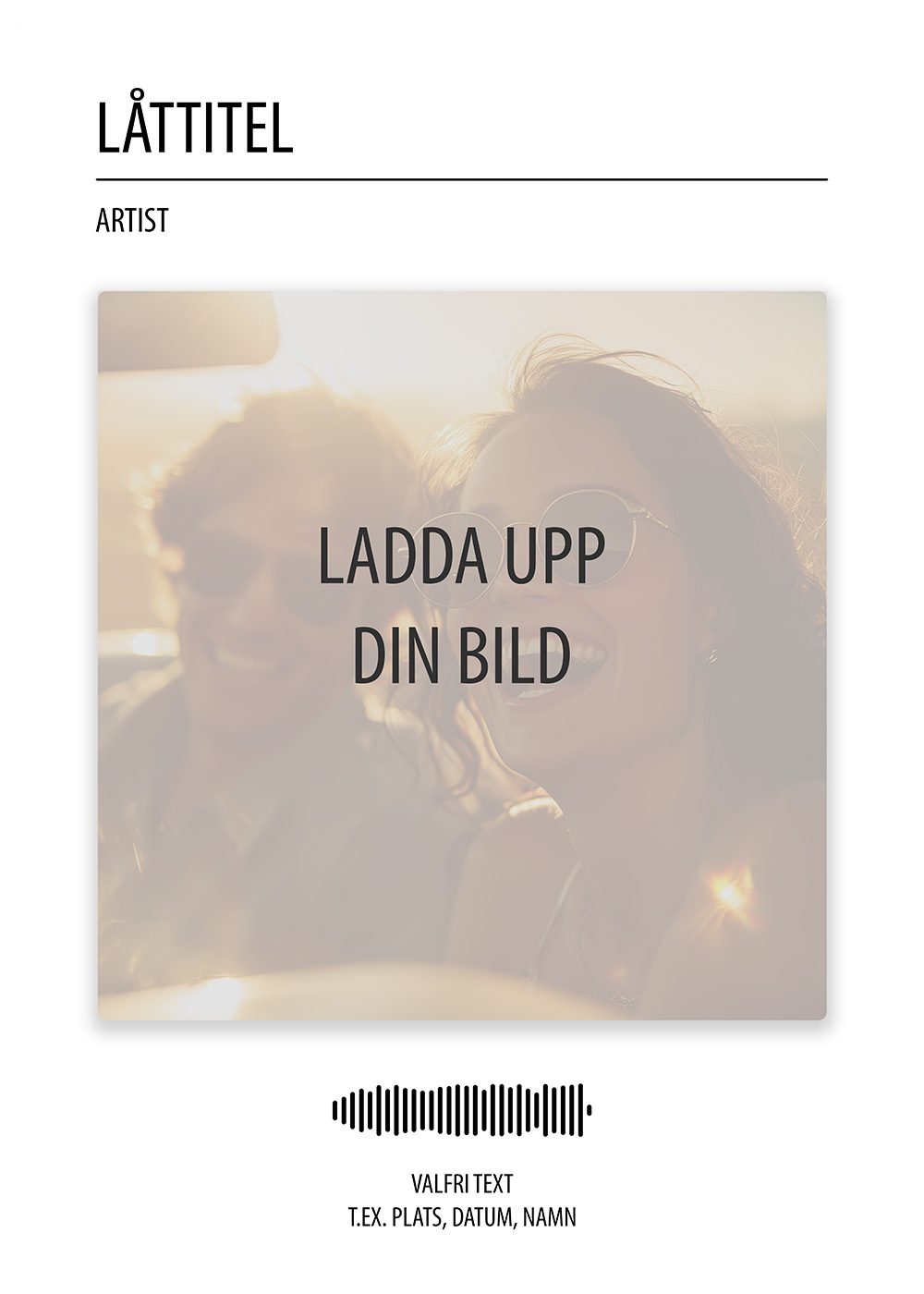 Skapa din egen musikposter