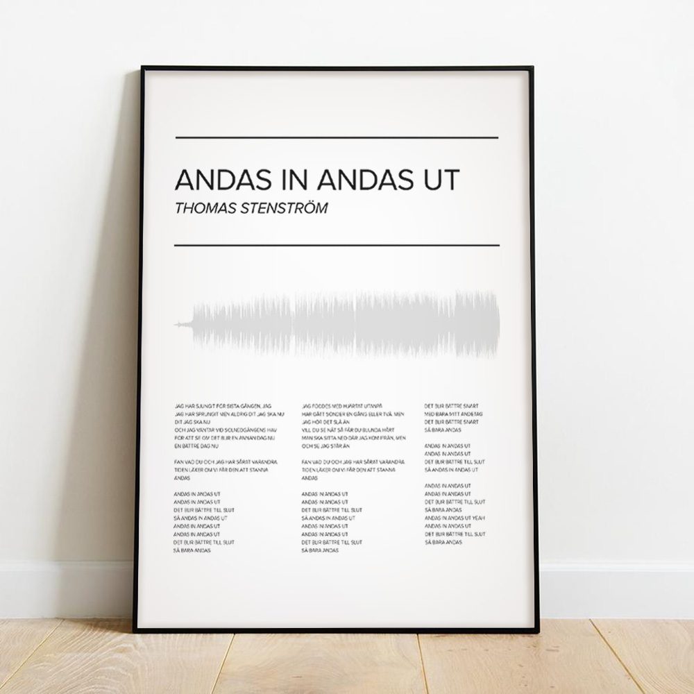 Thomas Stenström Andas in andas ut Poster