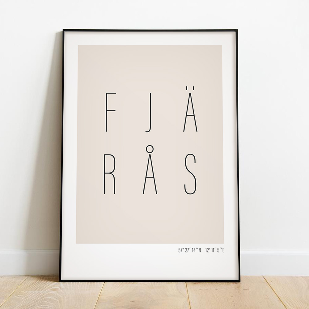 Poster med texten Fjärås