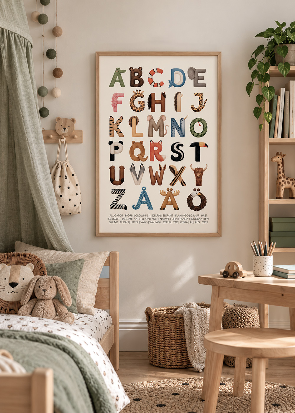 Djuralfabet Poster - Bild 2